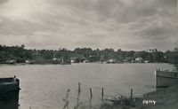 Picture of View of the boatyards on the Creek c1960 